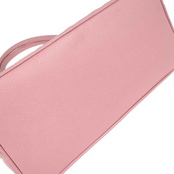 Chanel Pink Calfskin Medallion Tote Handbag - Picture 3 of 10